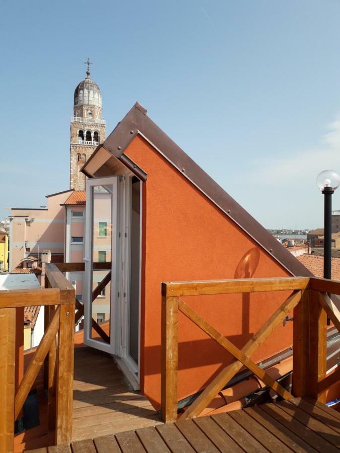 Mansarda Settimo Cielo Lägenhet Chioggia Exteriör bild